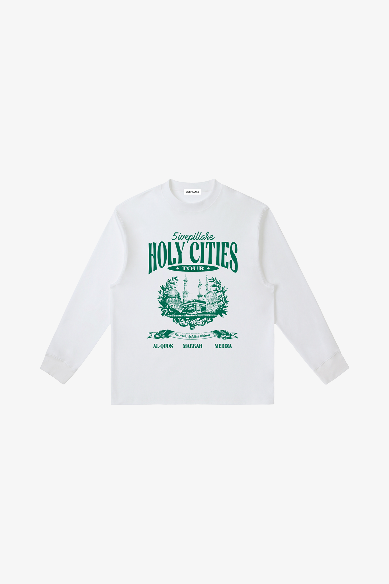 Holy Cities Tour LS Tee – 5ivepillars