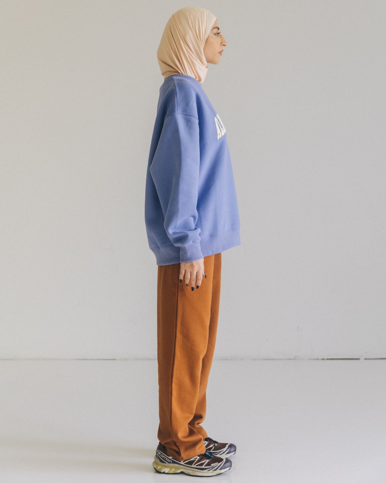 Alhamdulillah Crewneck - Powder Blue