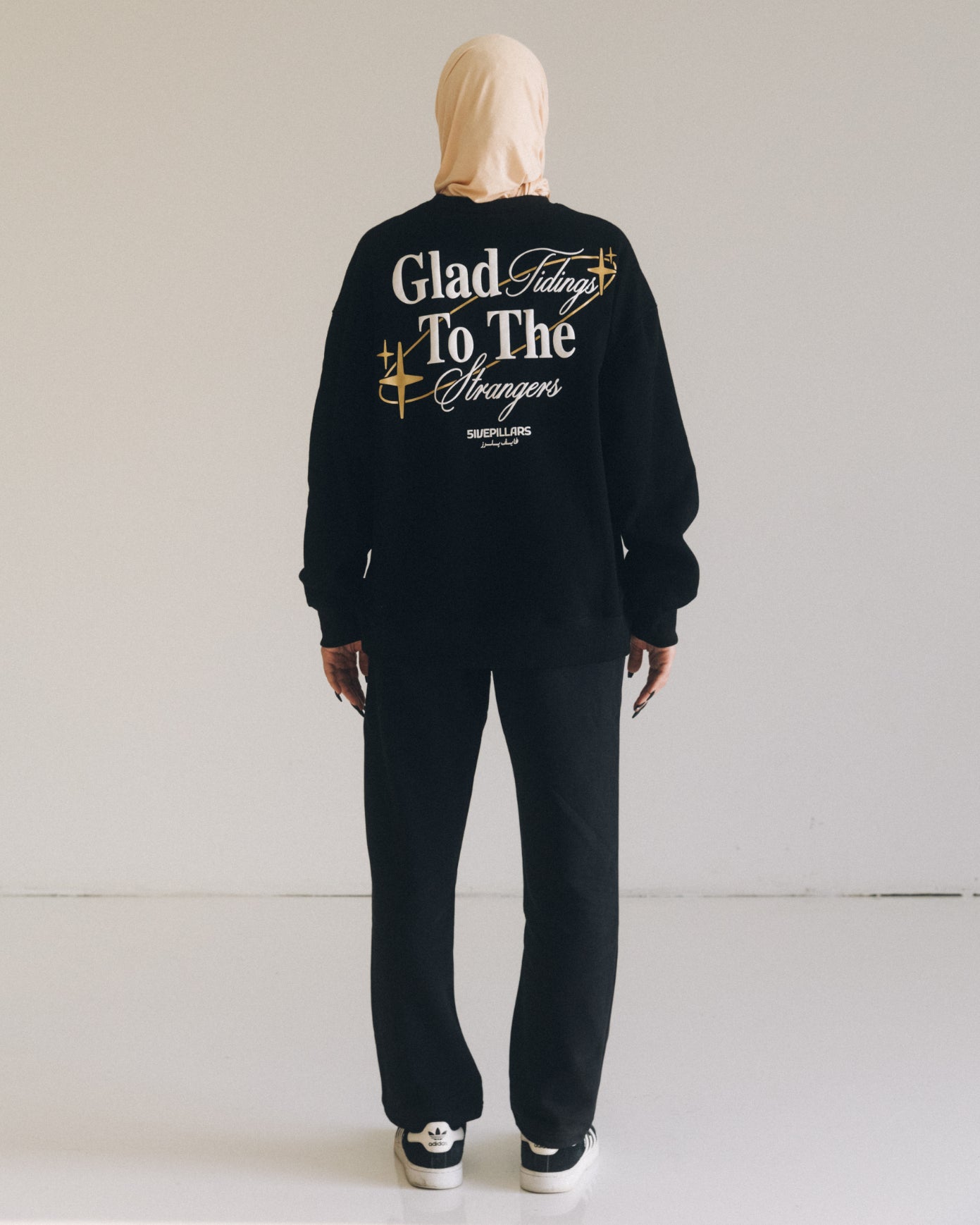 Glad Tidings Crewneck - Black