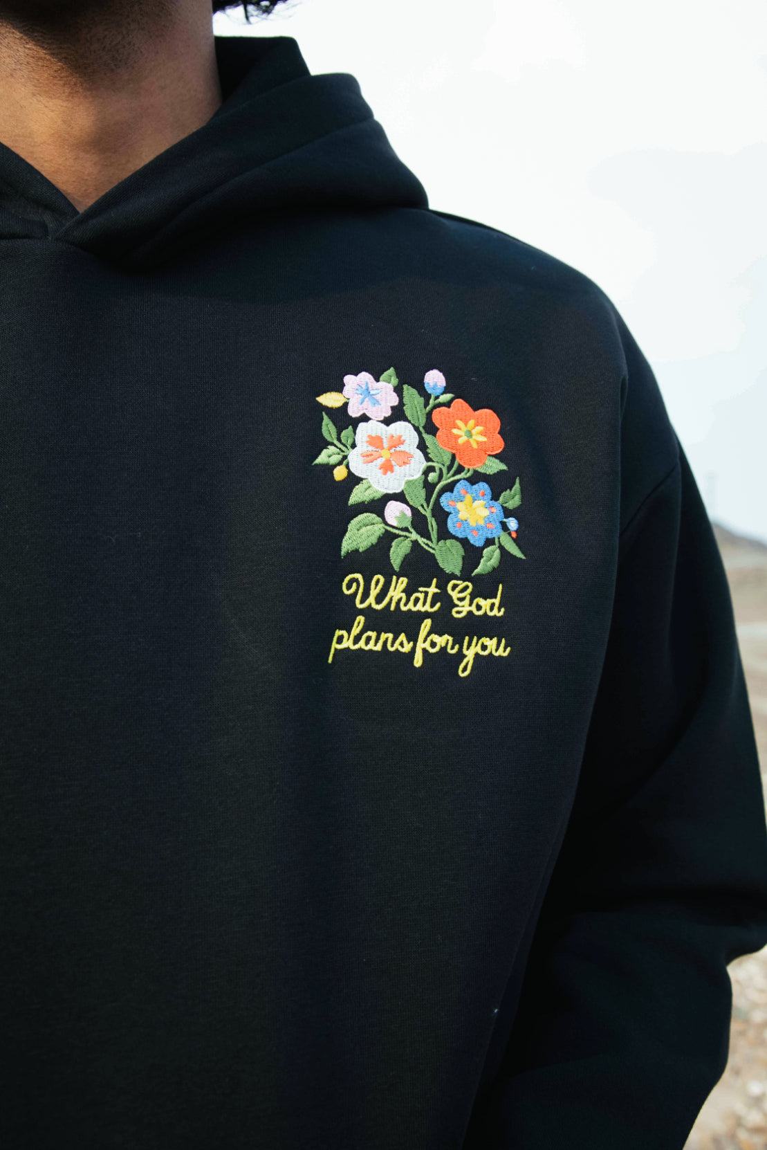 Your Plan God's Plan Hoodie - Black