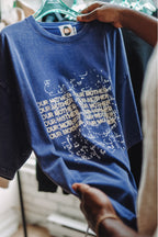 YM3X Manuscript Tee - Washed Purple
