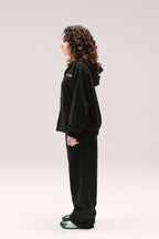 Hub (Love) Zip-Up Hoodie - Black