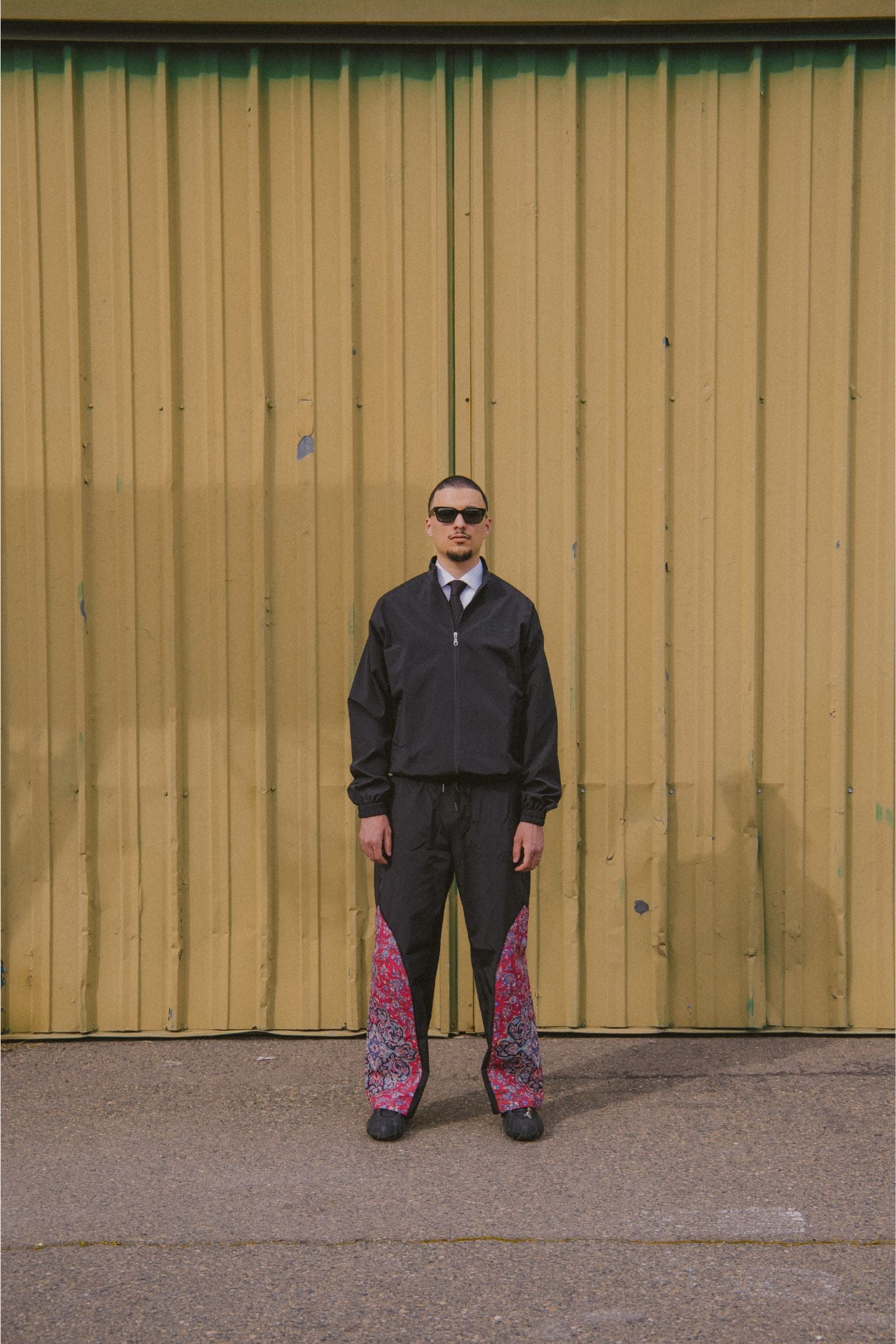 Rug Tracksuit Top - Black