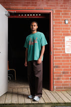YM3X Calligraphy Tee - Washed Green