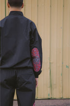 Rug Tracksuit Top - Black