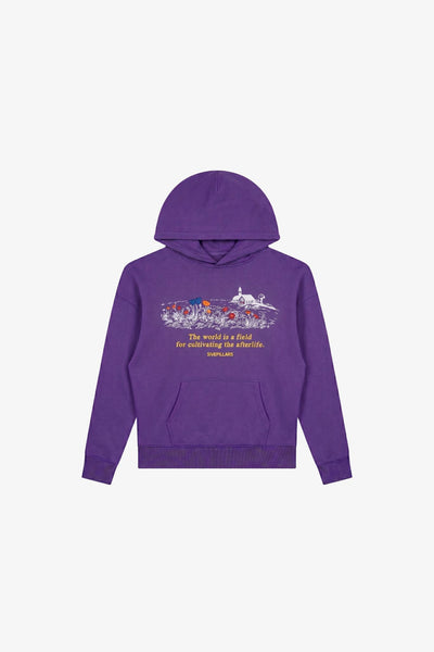 Cultivating Hoodie - Washed Purple – 5ivepillars