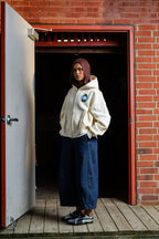 YM3X Lovers Jihad Zip Hoodie - Cream