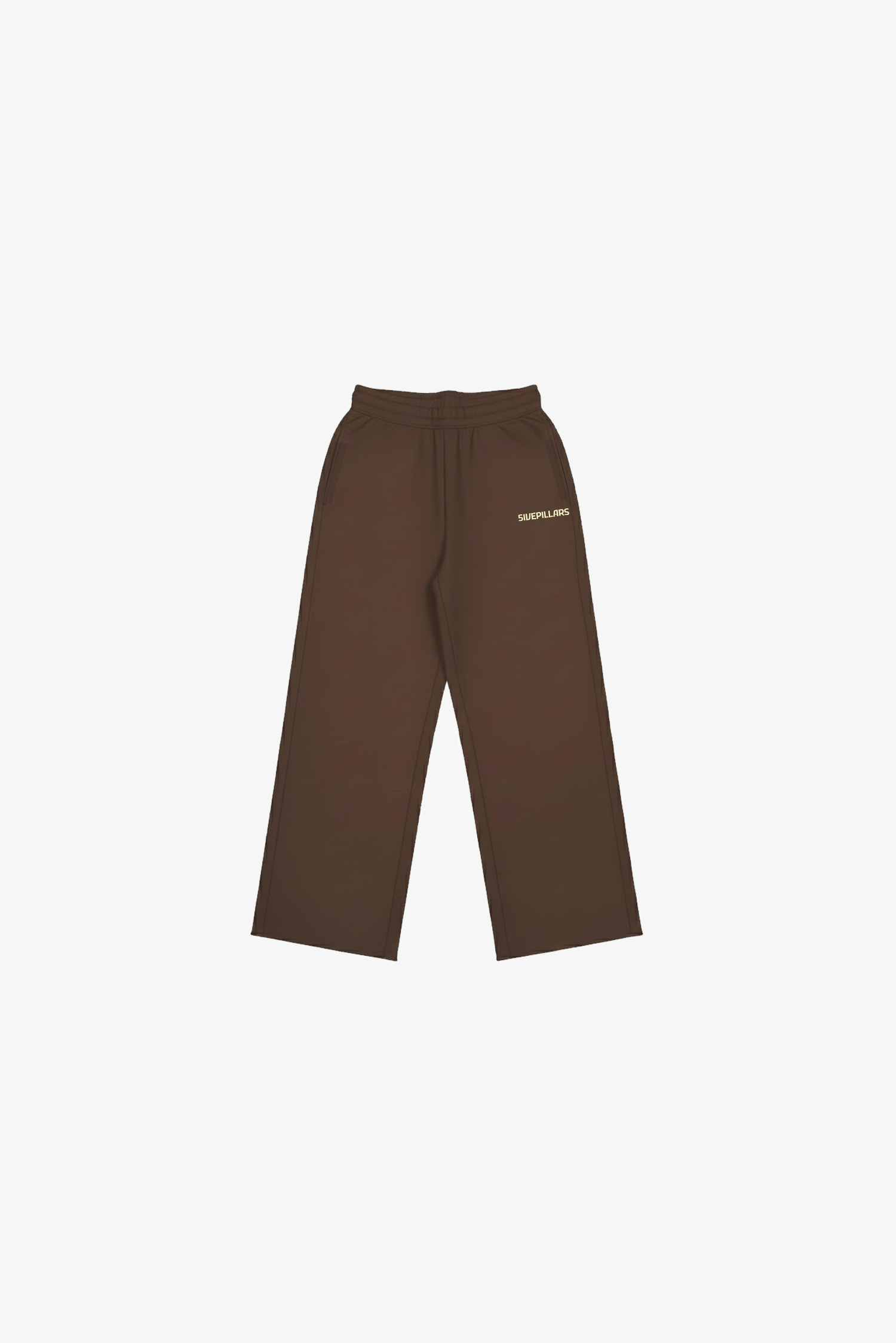 Hub (Love) Relaxed Fit Sweatpants - Brown