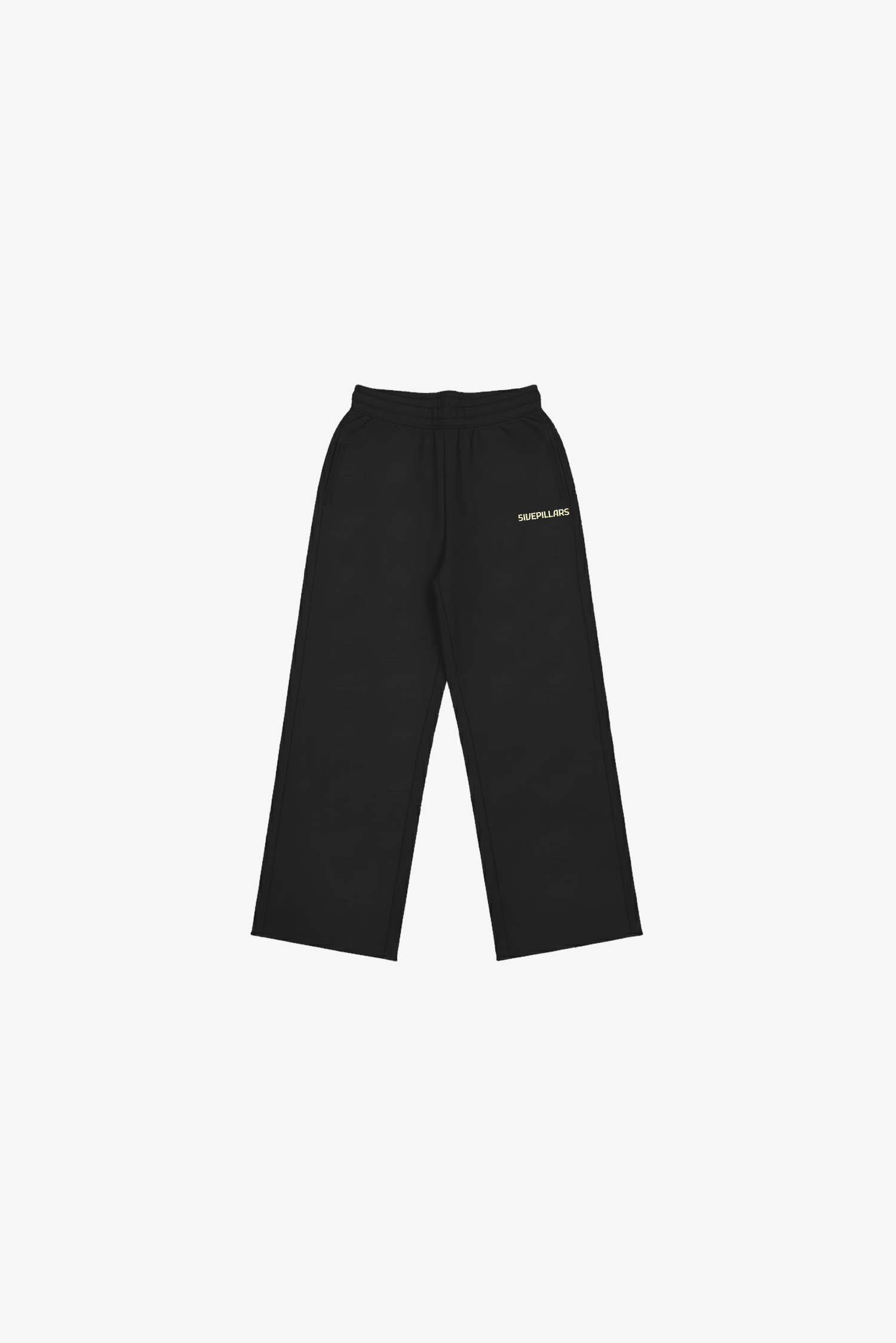 Hub (Love) Relaxed Fit Sweatpants - Black
