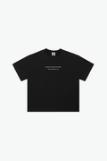 YM3X Even Fear Kneels To Love Tee - Black