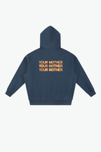 YM3X Boxy Hoodie - Navy Blue