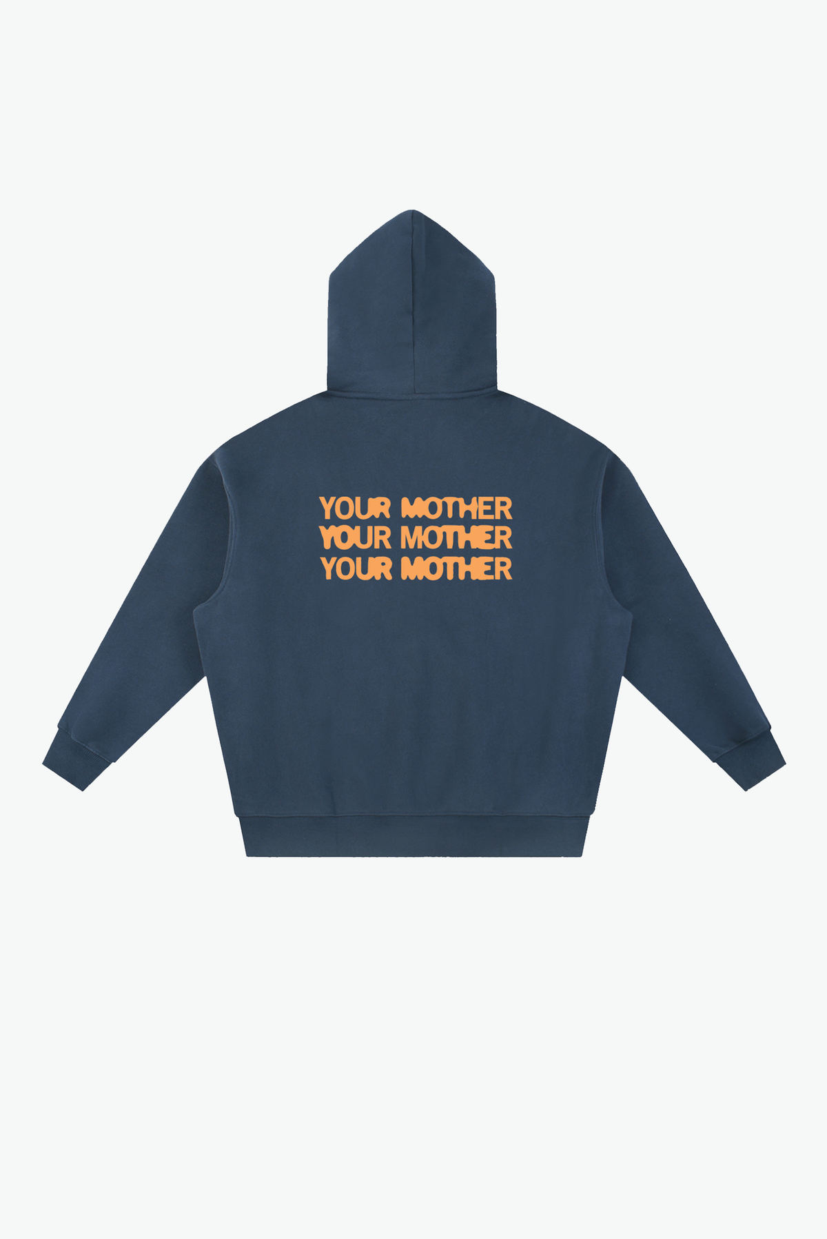 YM3X Boxy Hoodie - Navy Blue