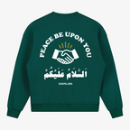 Peace Be Upon You Crewneck - Forest Green