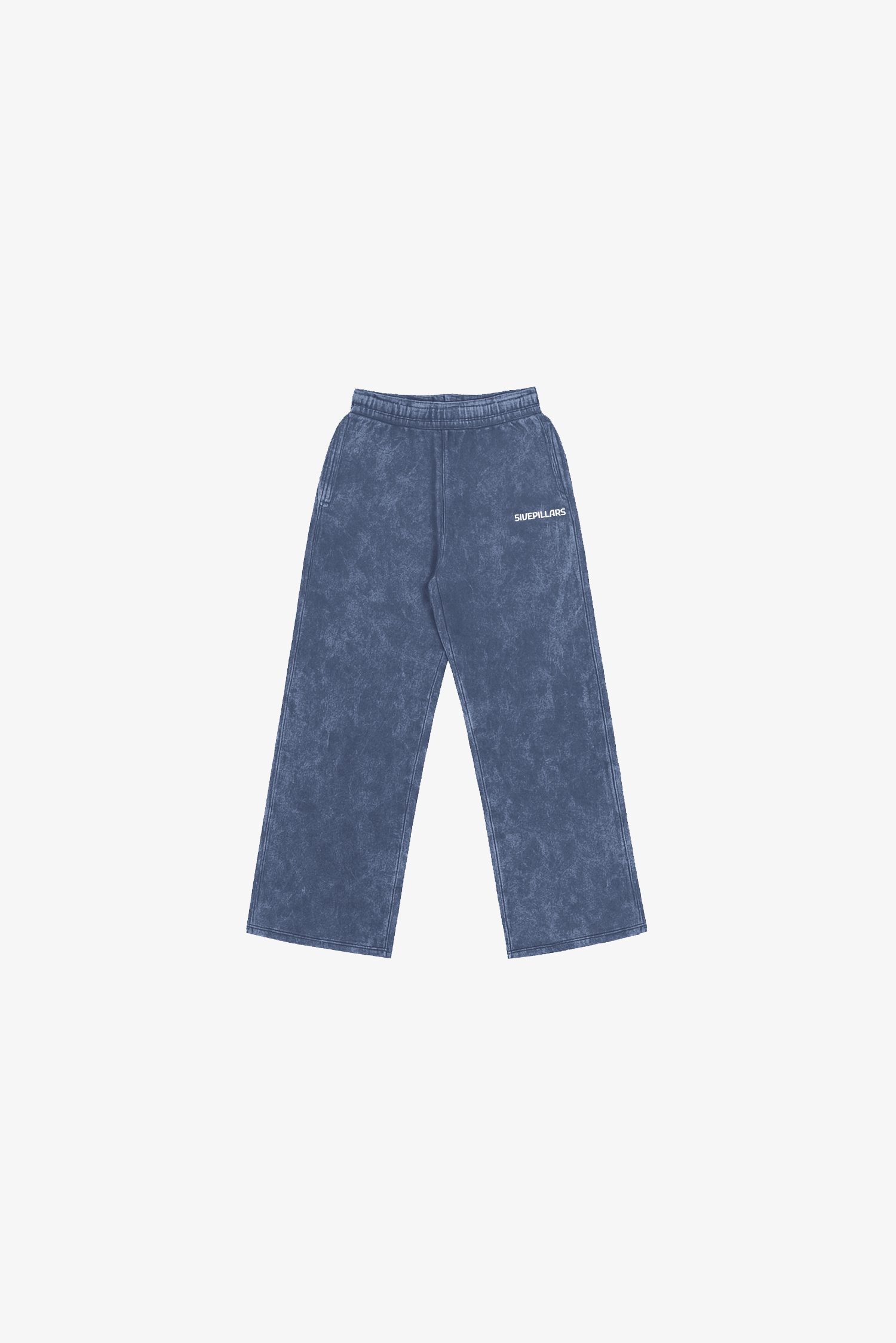 POA Relaxed Fit Sweatpants - Washed Blue