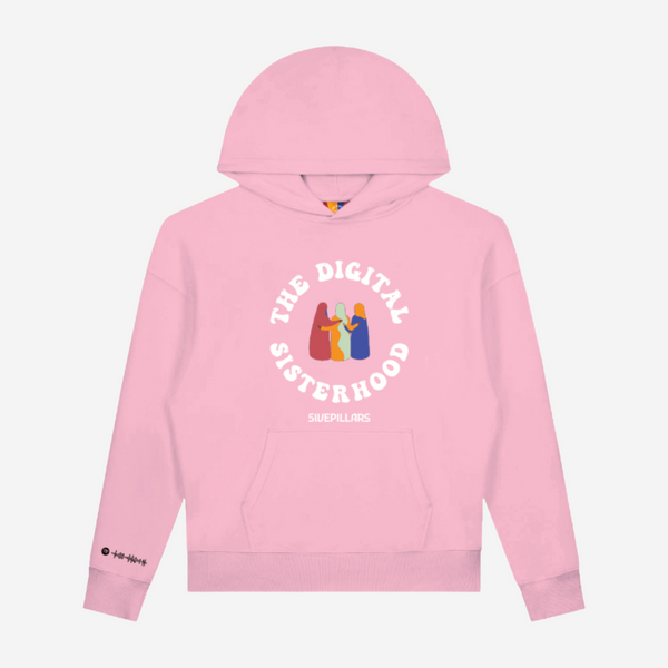 TDS x 5ivepillars Hoodie - Pink TDS x 5ivepillars Hoodie - Pink