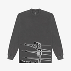 Dua Long Sleeve Tee - Washed Black