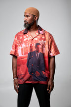 Malcolm X Button Up