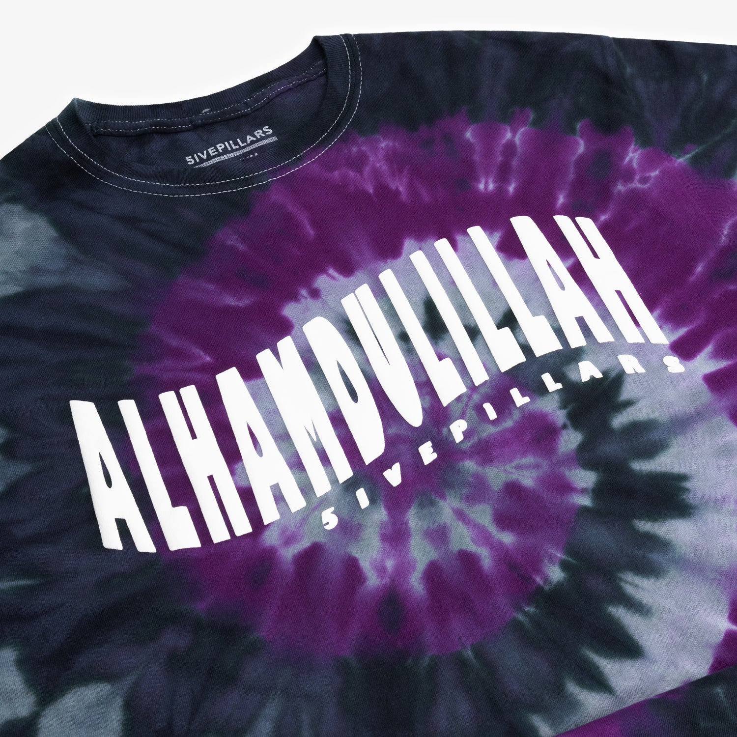 Alhamdulillah Tie Dye Tee - Purple