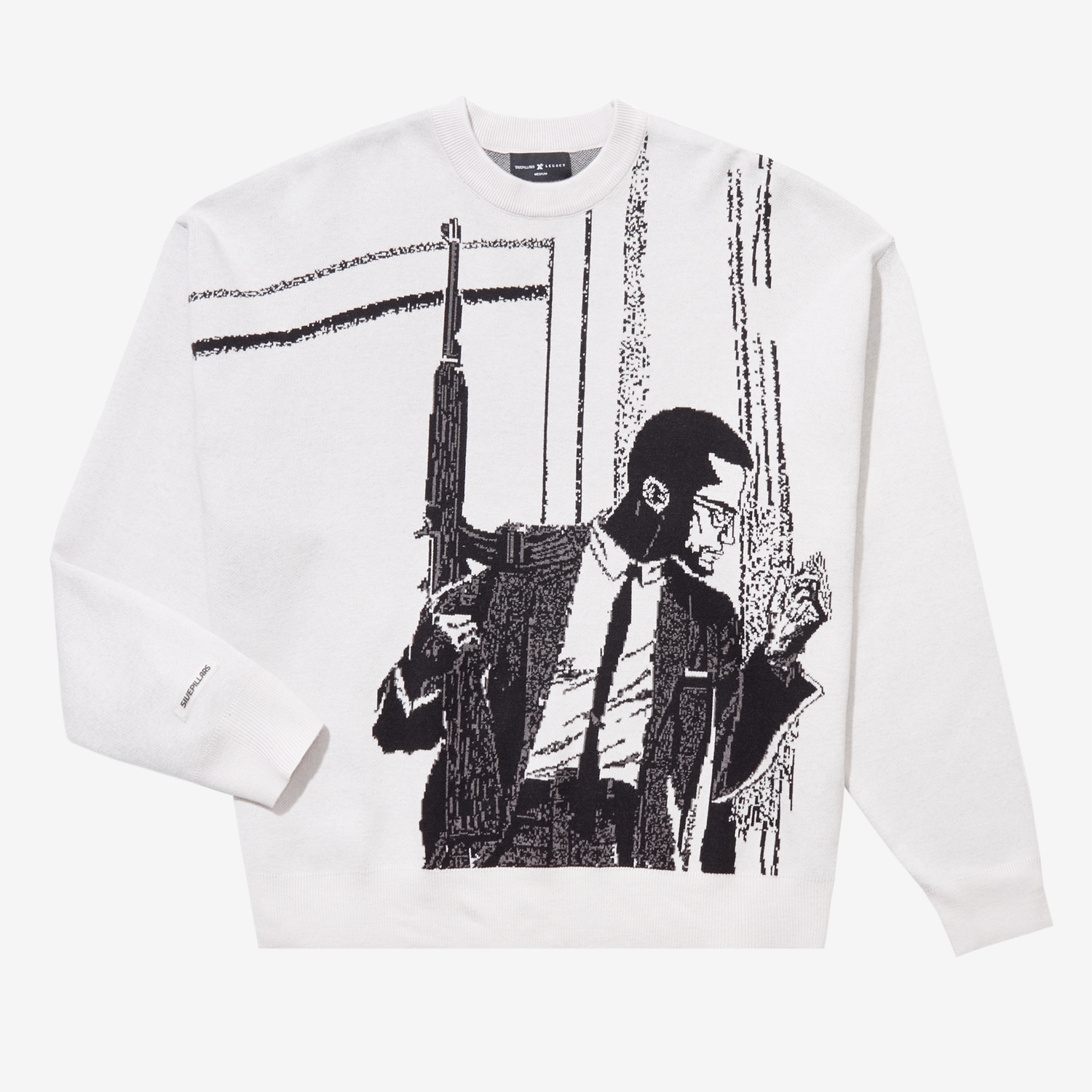 Malcolm X Knit Crewneck (Pre-Order)
